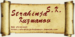 Strahinja Kuzmanov vizit kartica